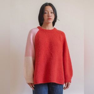 Wray Colorblock Crew Neck Sweater